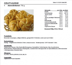 Ändert sich eine Rezeptur, sind die Inhaltsstoffe und Allergene am Artikel sofort mit geändert und am nächsten Tag auf der Kasse zu sehen. In Verbindung mit der BBN-Kasse sind auch Allergen-Filter auf der Kasse möglich.