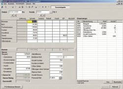 Beispiel Kasseneingabemaske
